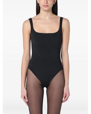 Entire studios Square-Neck Bodysuit - Black