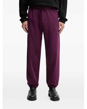 Versace Jeans Couture Logo-Detailed Track Trousers - Purple