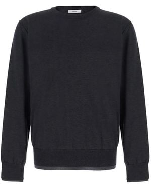 Grifoni Crew-Neck Jumper - Blue