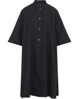 Studio Nicholson Buttoned Shirt Midi Dress - Black