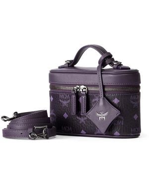 MCM Mini Visetos Aren Tote Bag - Purple