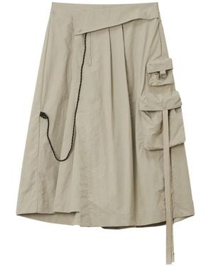 Musium Div. Tie-Strap Detail Pants - Natural