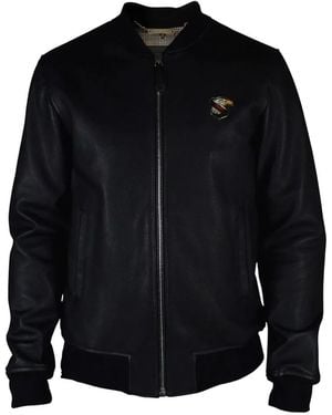 Philipp Plein Zip Bomber Jacket - Black