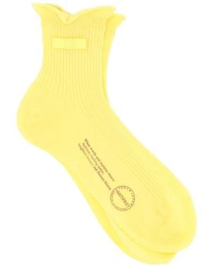 Antipast Calcetines Con Detalle De Cinta - Amarillo