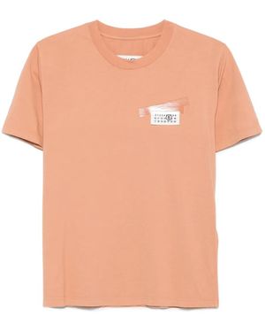 MM6 by Maison Martin Margiela テープディテール Tシャツ - ピンク