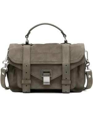 Proenza Schouler Mini Ps1 Two-Way Handbag - Grey