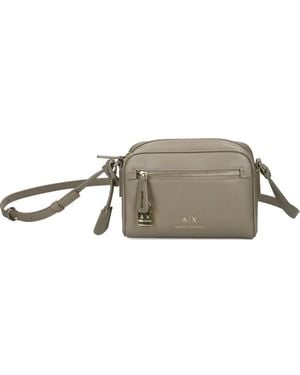 ARMANI EXCHANGE ロックディテール ショルダーバッグ - グレー