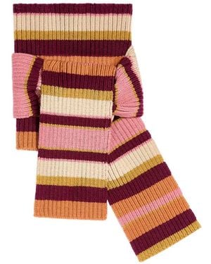 Dries Van Noten Wool Turtleneck Scarf - Red