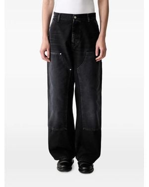 Carhartt Panelled Cargo Trousers - Black