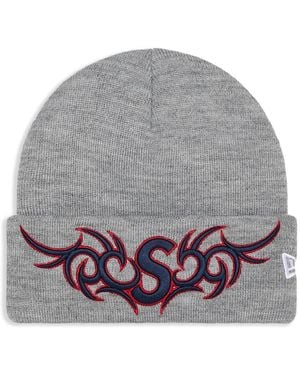 Supreme X New Era S Beanie Hat - Grey
