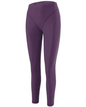 District Vision Zip-Pocket Leggings - Purple