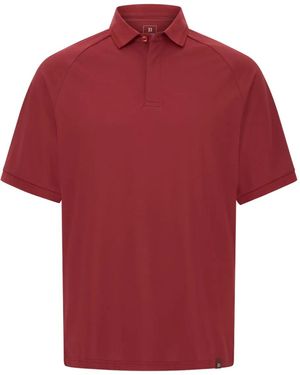 BOGGI Poloshirt Mit Raglanärmeln - Rot