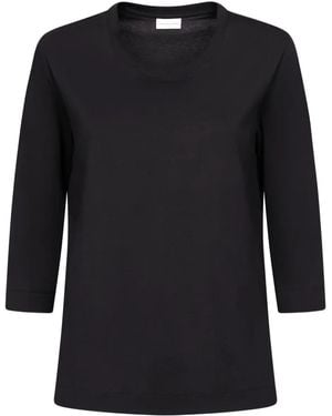 Dries Van Noten クロップドスリーブ Tシャツ - ブラック