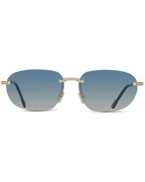 Fred Winch Rimless Sunglasses - Blue