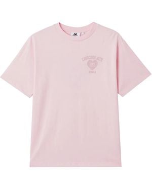 Chocoolate T-Shirt À Logo Imprimé - Pink