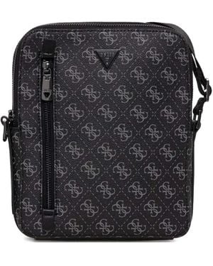 Guess Umhängetasche mit Monogramm - Schwarz