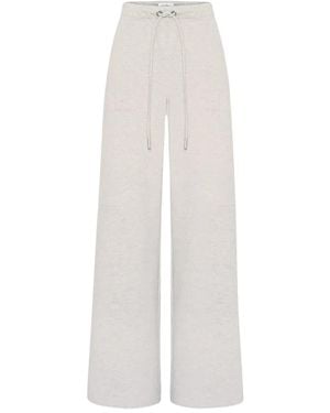 Jean Paul Gaultier Drawstring-Cuffed Track Trousers - White