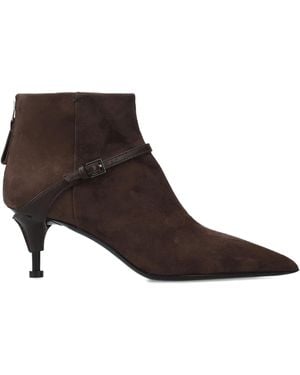 Premiata Buckle-Strap Boots - Brown