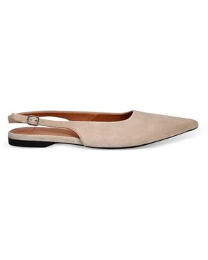 Vagabond Shoemakers Hermine Pointed-Toe Slingback Ballet Flats - White