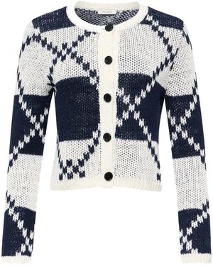 JW Anderson Cardigan Fair Isle - Blu