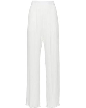 Lanvin Pleated Trousers - White