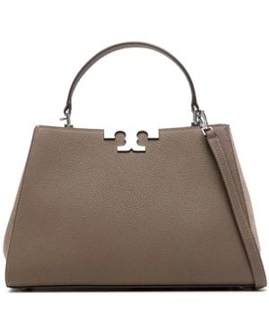 Tory Burch Eleanor Pebbled Satchel - Brown