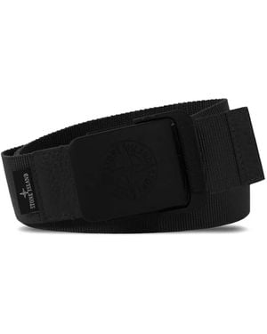 Stone Island バックル ベルト - ブラック