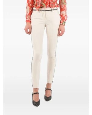 Philipp Plein Rhinestone-Embellished Trousers - White