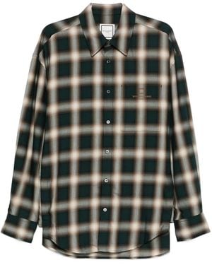 WOOYOUNGMI Plaid Pocket Shirt - Green
