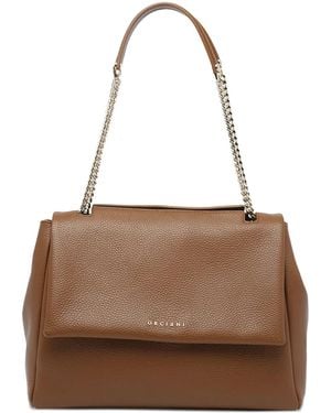 Orciani Medium Sveva Sense Shoulder Bag - Brown