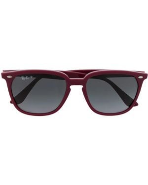Ray-Ban Rb4362 スクエアフレーム サングラス - パープル