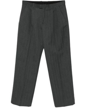 Our Legacy Slack Pinstripe Trousers - Grey