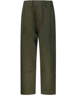 A PAPER KID Elasticated-Waistband Trousers - Green