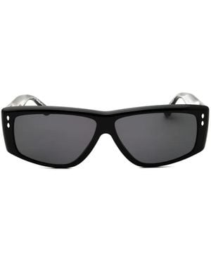 Isabel Marant Rectangle-Frame Sunglasses - Black