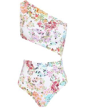 Brigitte Bardot Maillot De Bain Gina Asymétrique À Une Épaule - Blanc