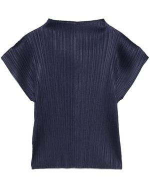 Pleats Please Issey Miyake Monthly Colors: June Top - Blue