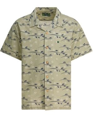 Montbell Floral Pocket Shirt - Grey