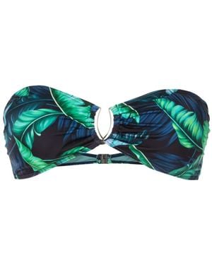Lygia & Nanny Top Bikini Mika Con Stampa - Verde