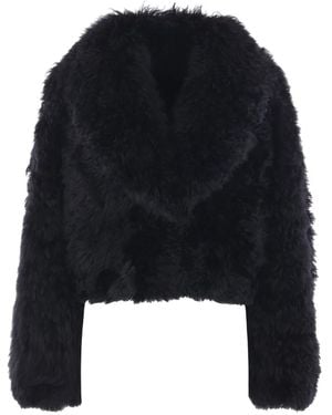 Blancha Abrigo de cachemira - Azul