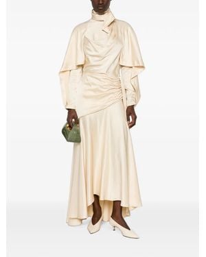 Zimmermann Blouse Drapée Ascent À Col À Lavallière - Neutre