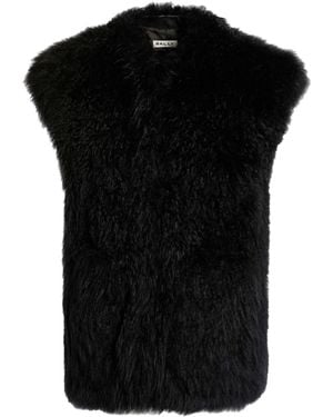 Bally Shearling Vest - Black