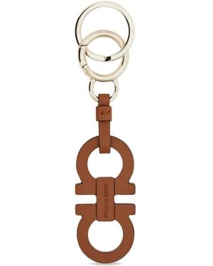 Ferragamo Llavero Gancini - Blanco