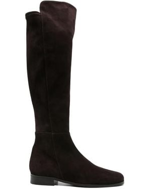 Truman ́s Calf-Suede Knee-High Boots - Black