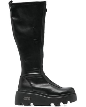 Cult Zip-Fastening Boots - Black