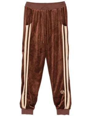 Sergio Tacchini Damarindo Velour Track Trousers - Brown