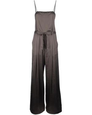 Peserico Jumpsuit mit Gürtel - Braun