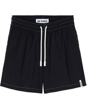 Sunnei Drawstring Swim Shorts - Black
