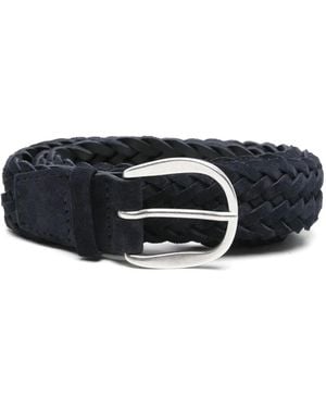 Orciani Suede Plot Riem - Zwart