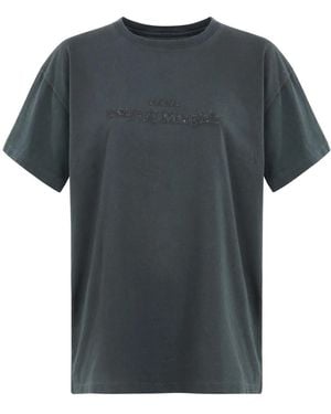 Maison Margiela T-Shirt With Logo - Black