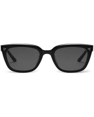 Gentle Monster Numer 01 Modern Square Sunglasses - Black